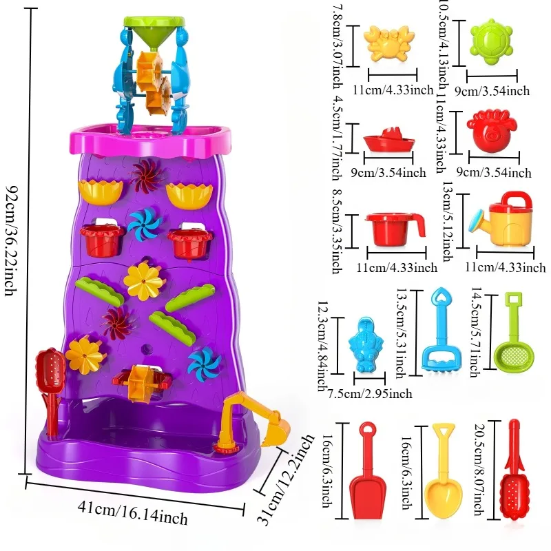 Water Table for Kids Double-Si - Kids Outdoor Learning Activities recension och pris