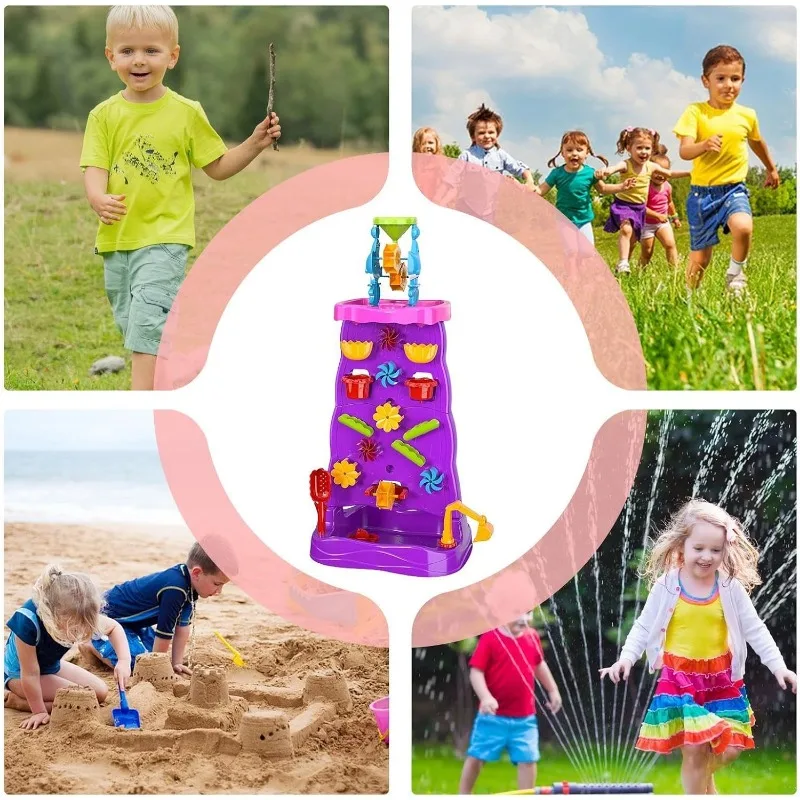 Water Table for Kids Double-Si - Kids Outdoor Learning Activities recension och pris