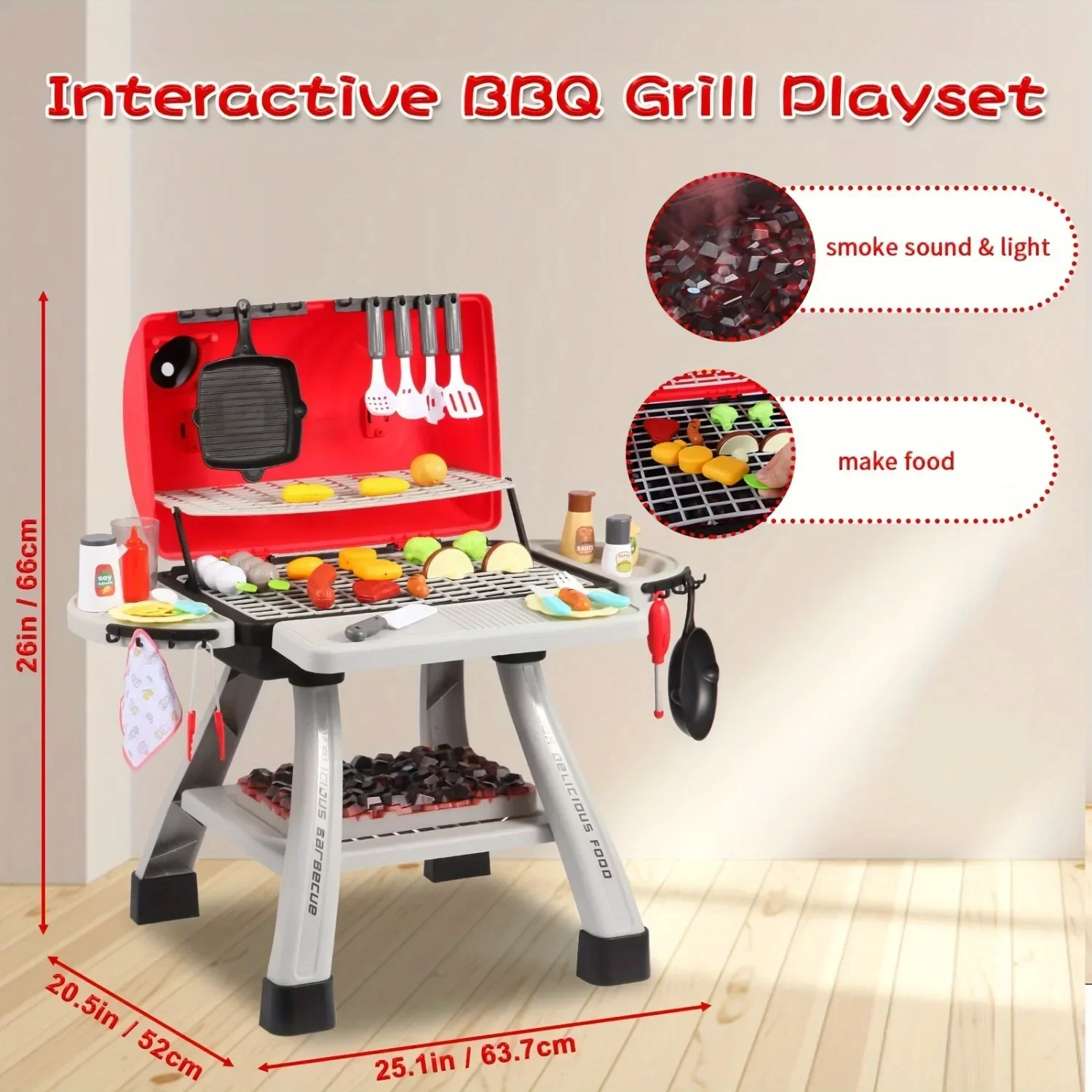 Barbecue Grill Toy Set Kids BB - Kids Outdoor Bbq recension och pris