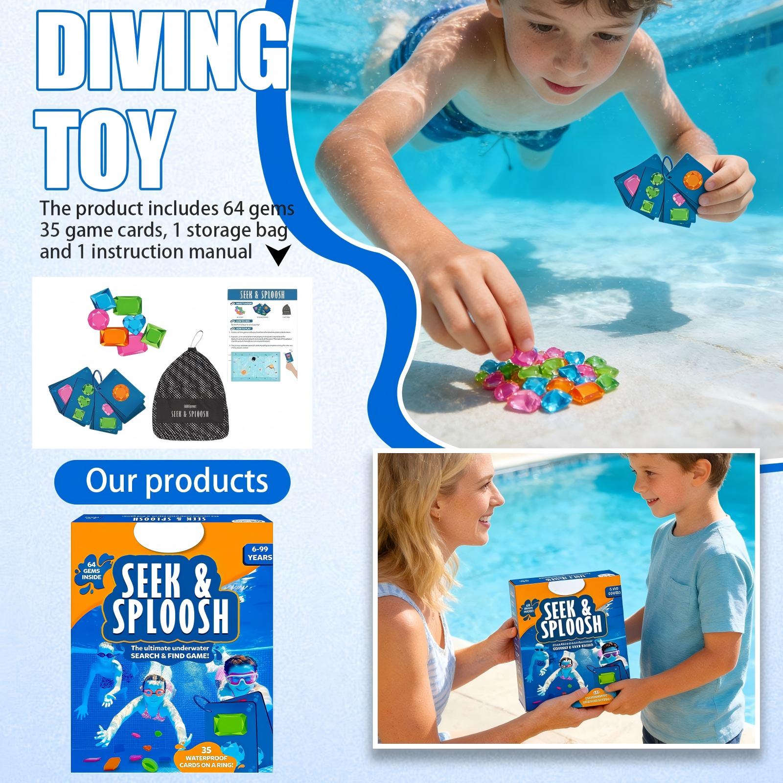 1/2/3/5Set Summer Pool Diving  - Kids Outdoor Learning Activities recension och pris