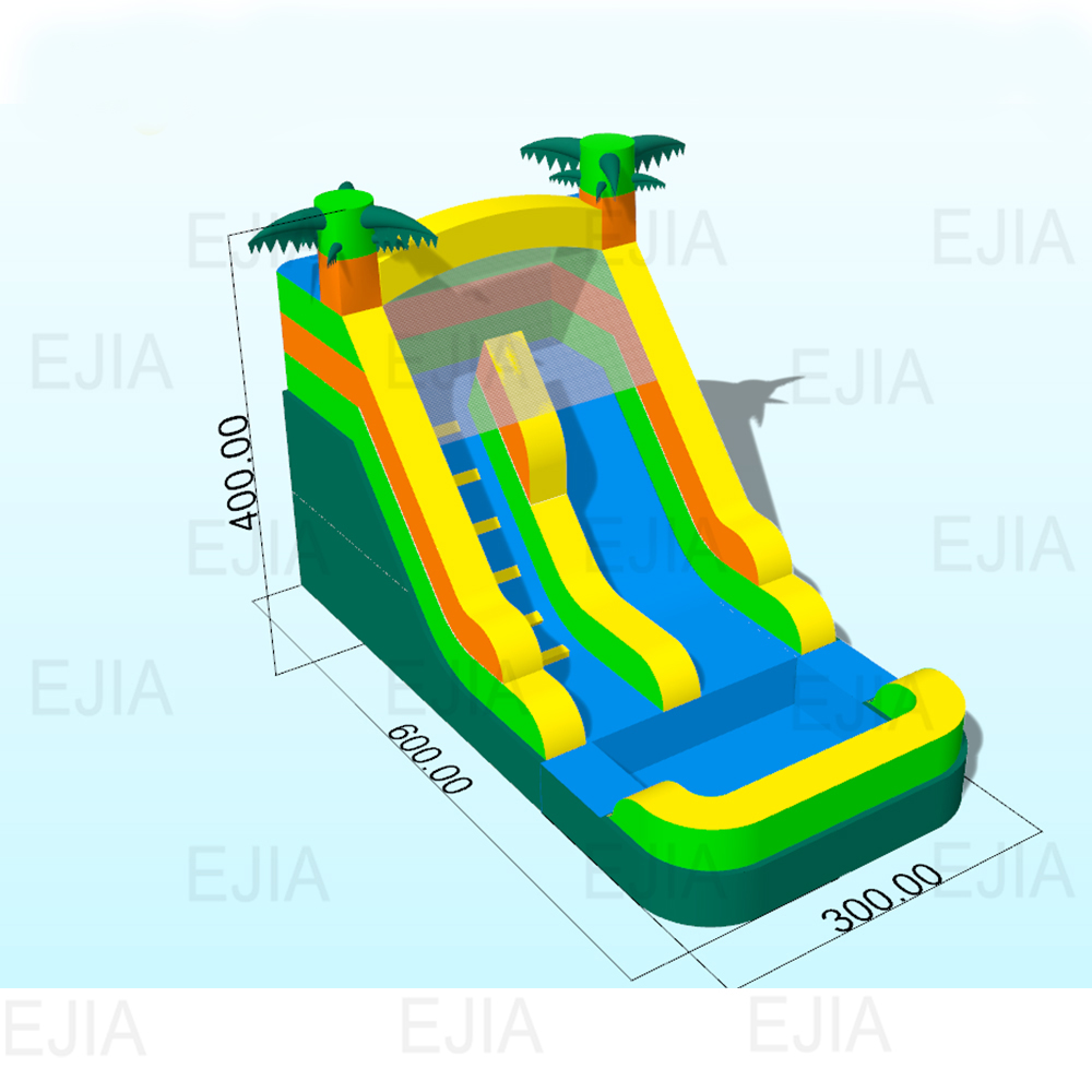 Backyard Inflatable Slides wit - Kids Outdoor Water recension och pris