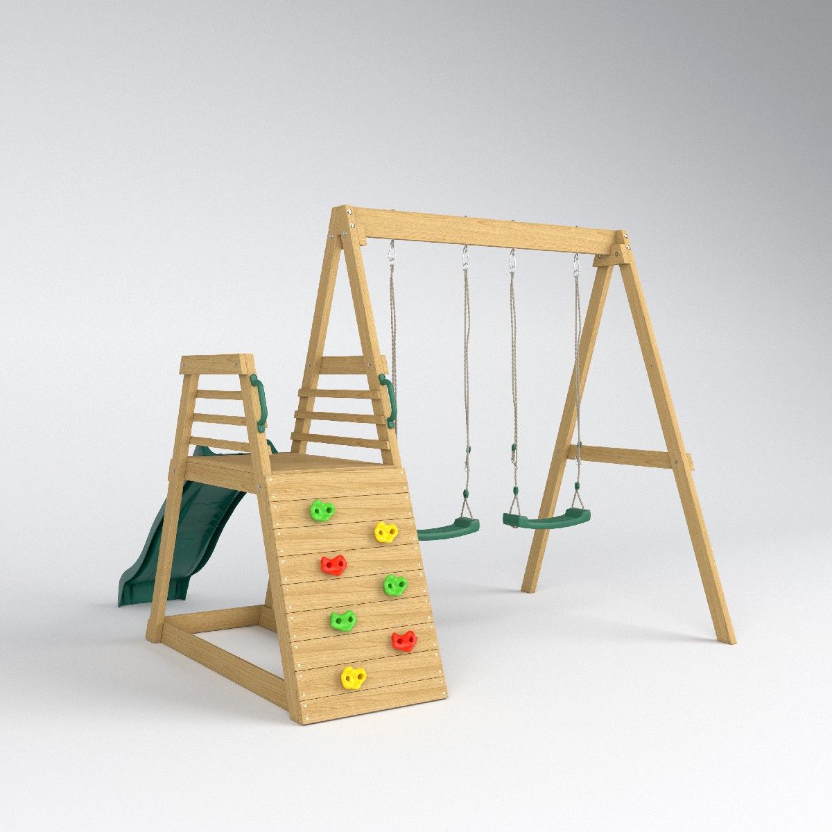 2026 Jungle Gym Slide Swing Ga - Kids Outdoor Swing Set With Slide recension och pris
