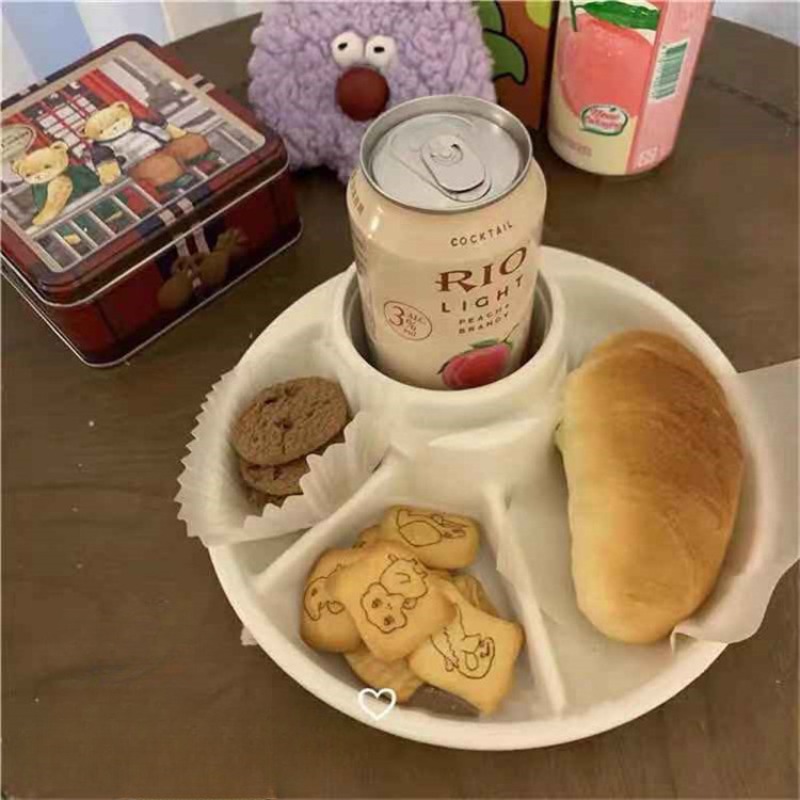 21cm Breakfast Divided Plate P - Kids Outdoor Bbq recension och pris