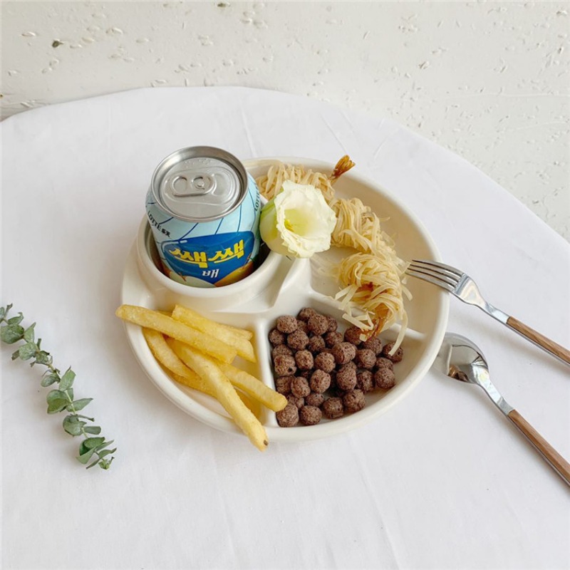 21cm Breakfast Divided Plate P - Kids Outdoor Bbq recension och pris