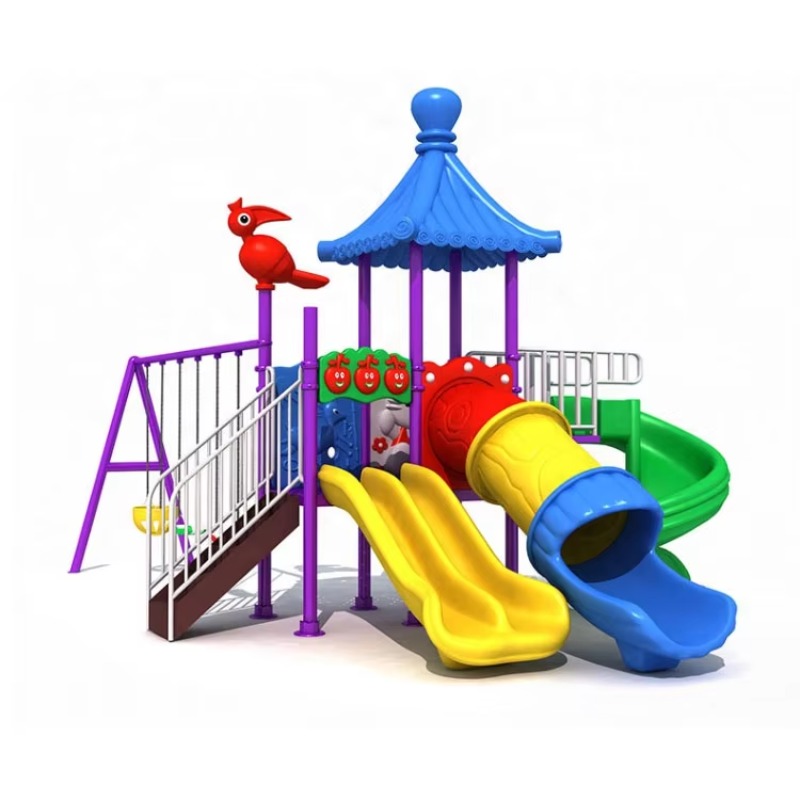 Wholesale Low Price Outdoor Am - Kids Outdoor Swing Set With Slide recension och pris