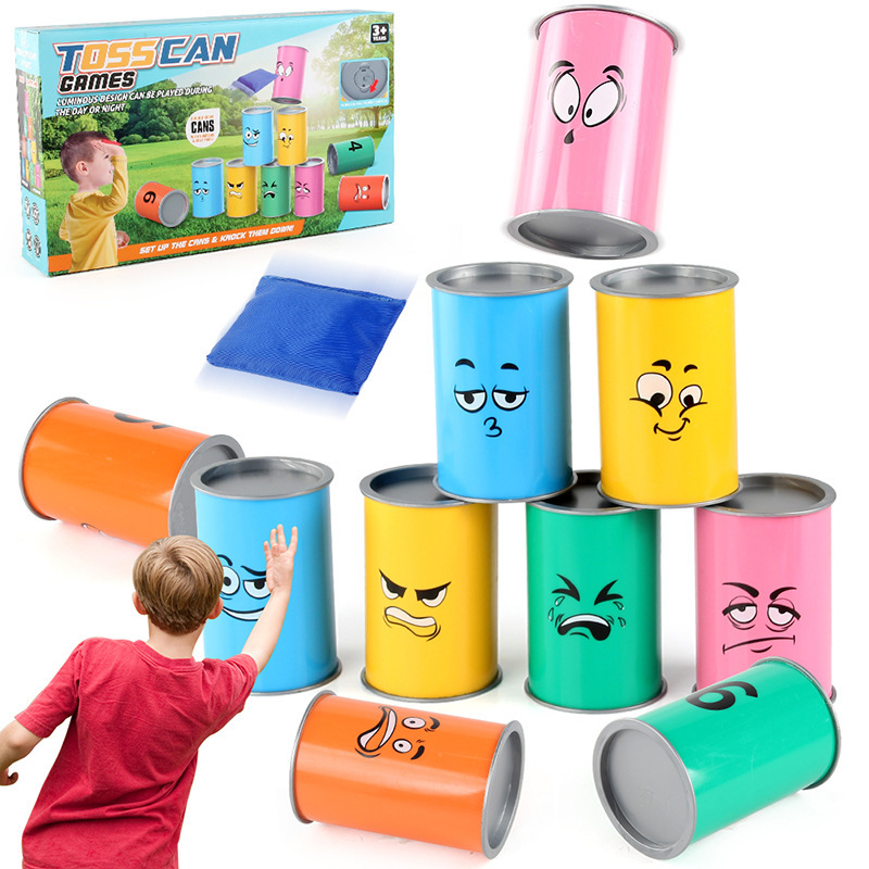Children's Can Throwing Knockd - Kids Indoor Outdoor Games recension och pris