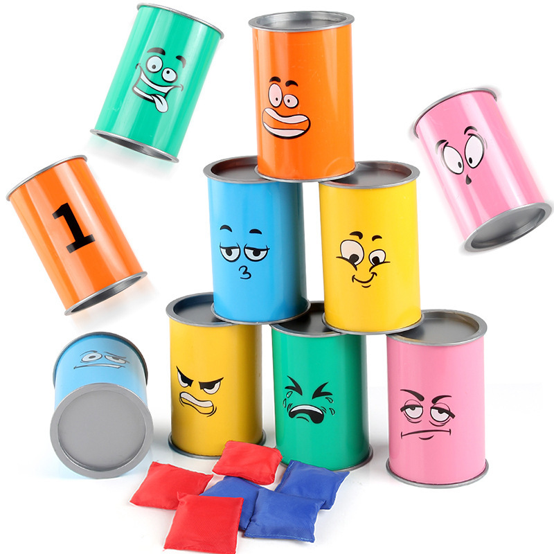 Children's Can Throwing Knockd - Kids Indoor Outdoor Games recension och pris