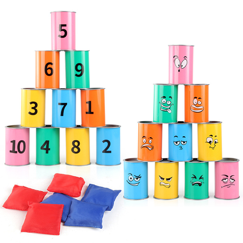 Children's Can Throwing Knockd - Kids Indoor Outdoor Games recension och pris
