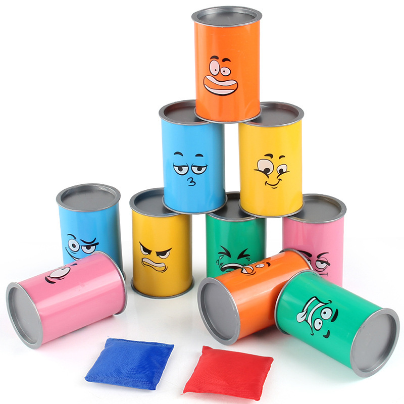 Children's Can Throwing Knockd - Kids Indoor Outdoor Games recension och pris