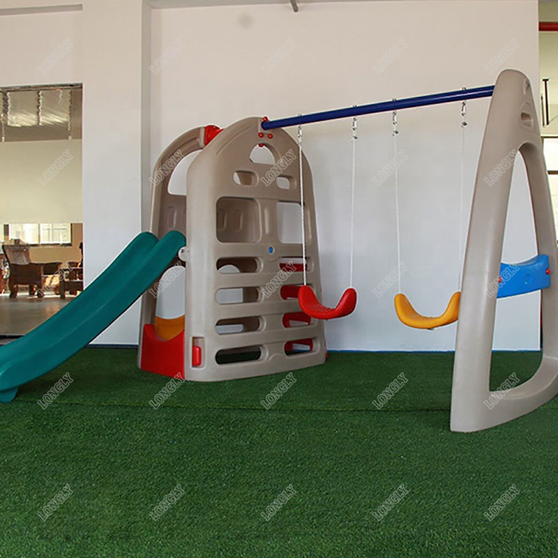 Backyard Plastic Slide and Swi - Kids Outdoor Swing Set With Slide recension och pris