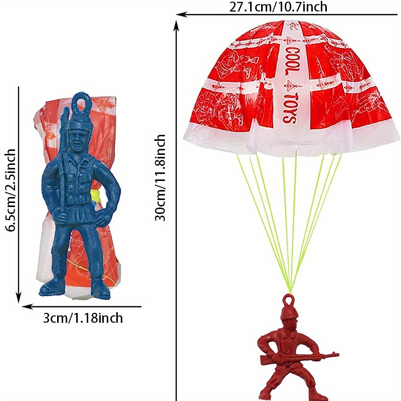 10/100pcs Parachute Toys for K - Kids Outdoor Games Ideas recension och pris