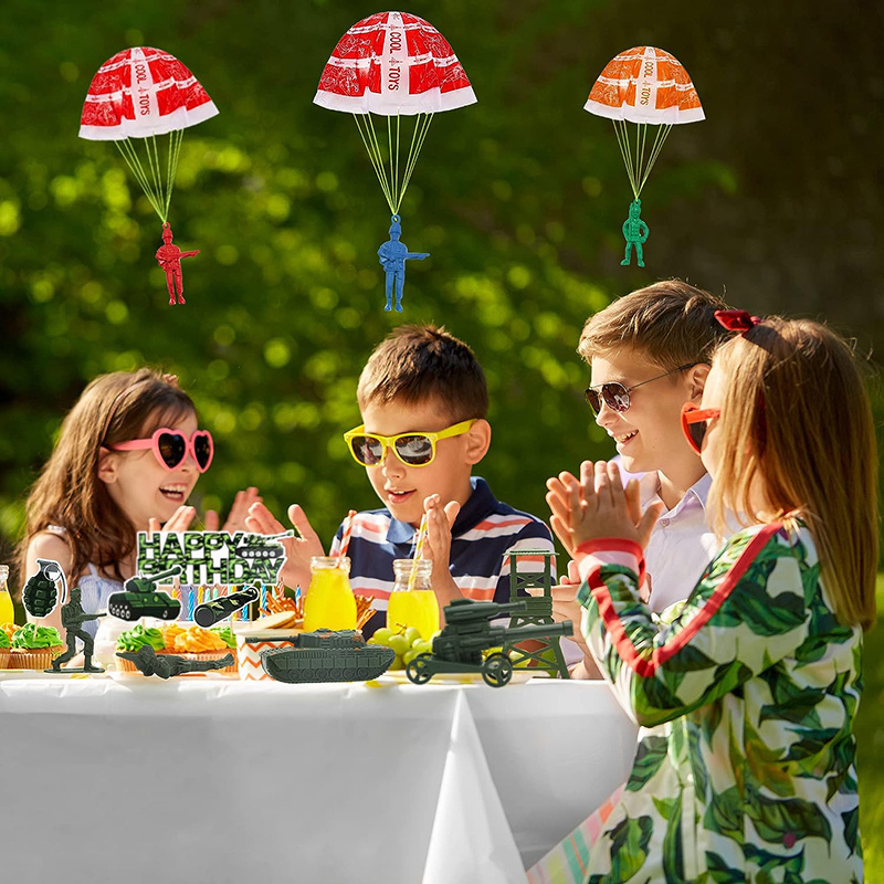 10/100pcs Parachute Toys for K - Kids Outdoor Games Ideas recension och pris