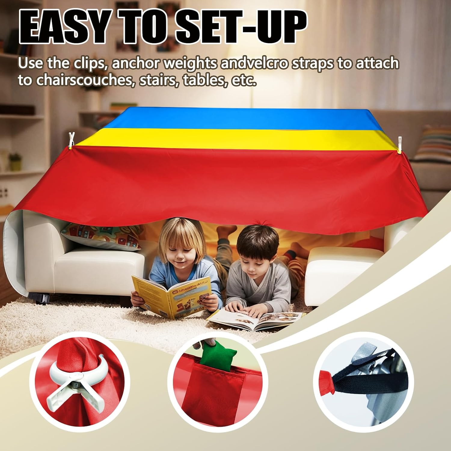 New Magic Kids Fort Building K - Kids Outdoor Fort Building Kit recension och pris