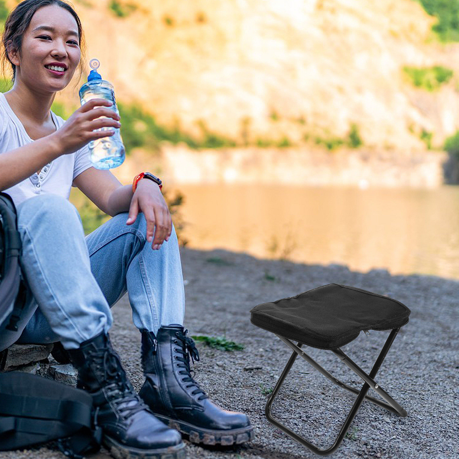 Portable Lightweight Folding M - Kids Outdoor Folding Chair recension och pris