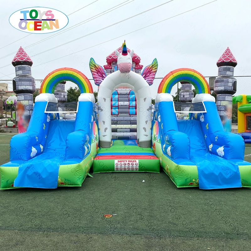 Customized Large Outdoor Playg - Kids Outdoor Jump House recension och pris