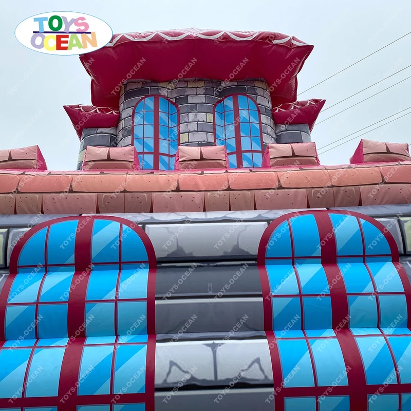 Customized Large Outdoor Playg - Kids Outdoor Jump House recension och pris