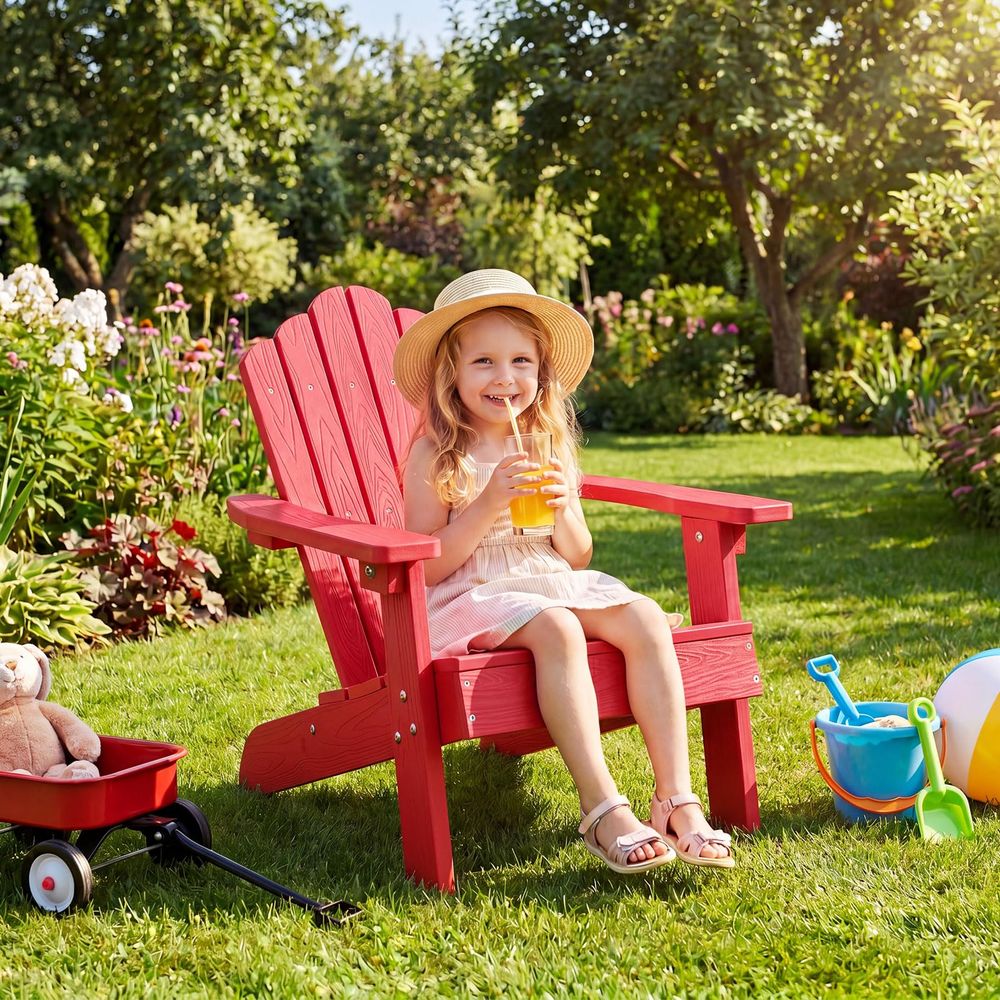 Kids Adirondack Chair, AllWeat - Kids Outdoor Adirondack Chair recension och pris