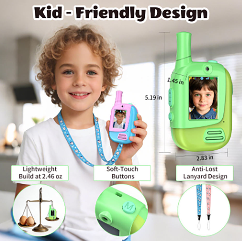2 Pack Rechargeable Kids Video - Kids Indoor Outdoor Games recension och pris