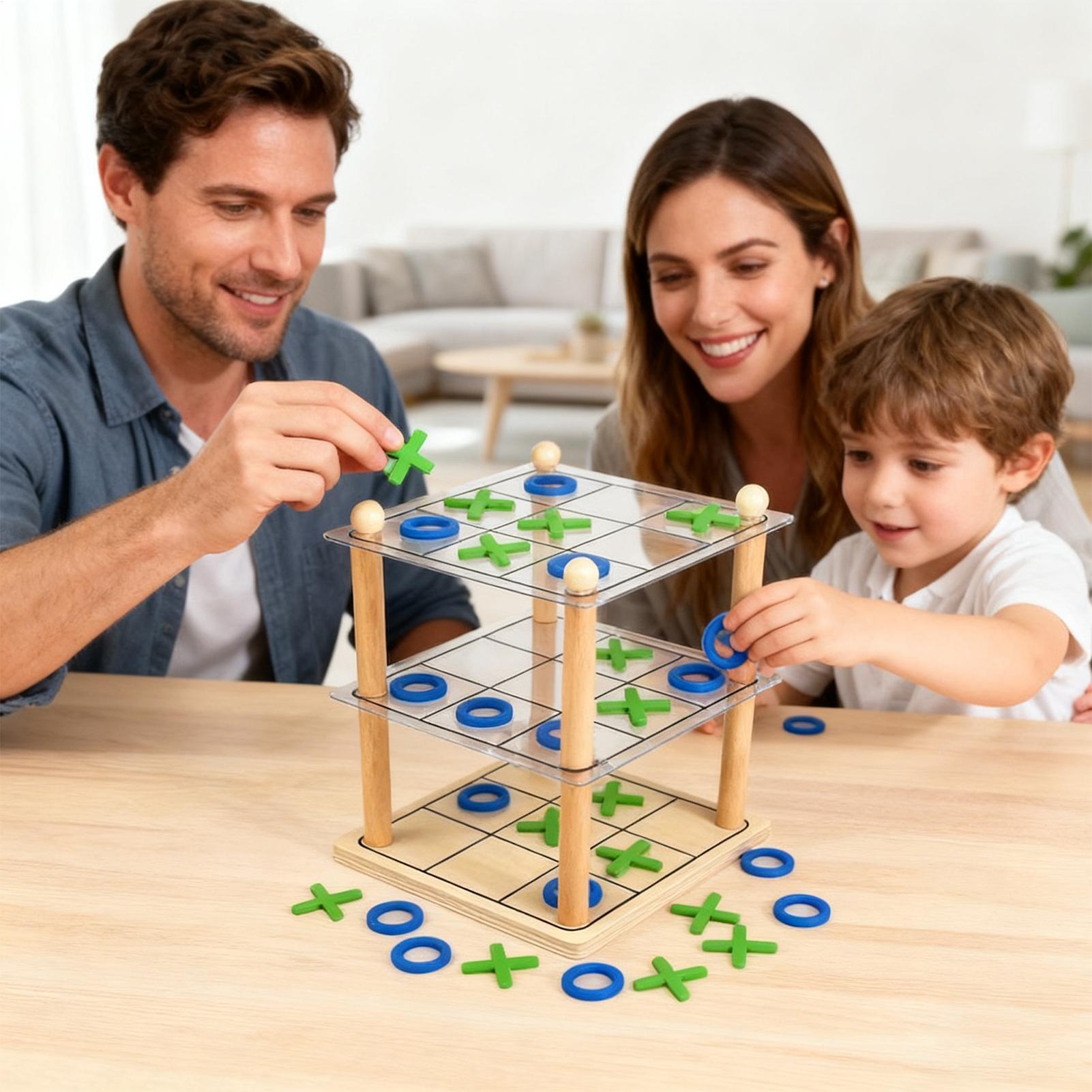 Connect Board Games 3D Strateg - Kids Outdoor Learning Activities recension och pris