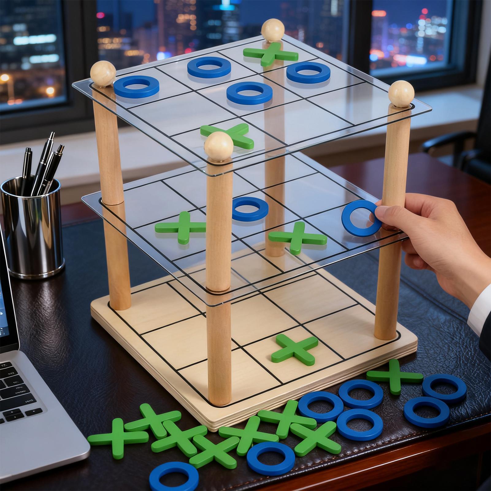 Connect Board Games 3D Strateg - Kids Outdoor Learning Activities recension och pris