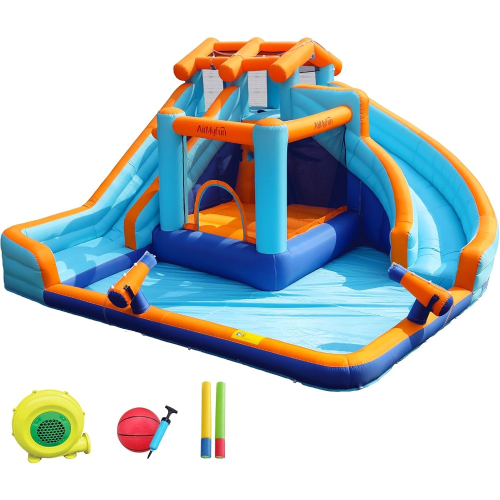 Large Water Slide Bounce House - Kids Outdoor Water recension och pris