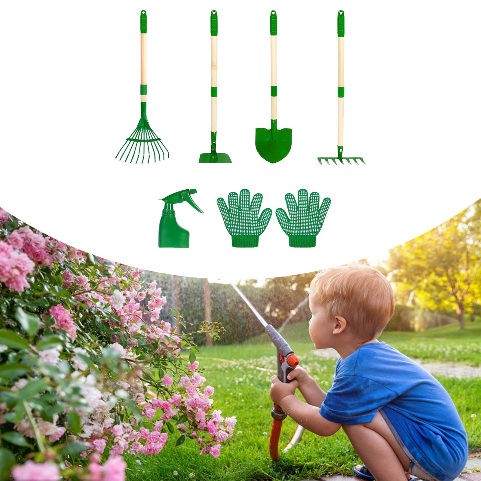 Kids Gardening Tools Set with  - Kids Outdoor Learning Activities recension och pris