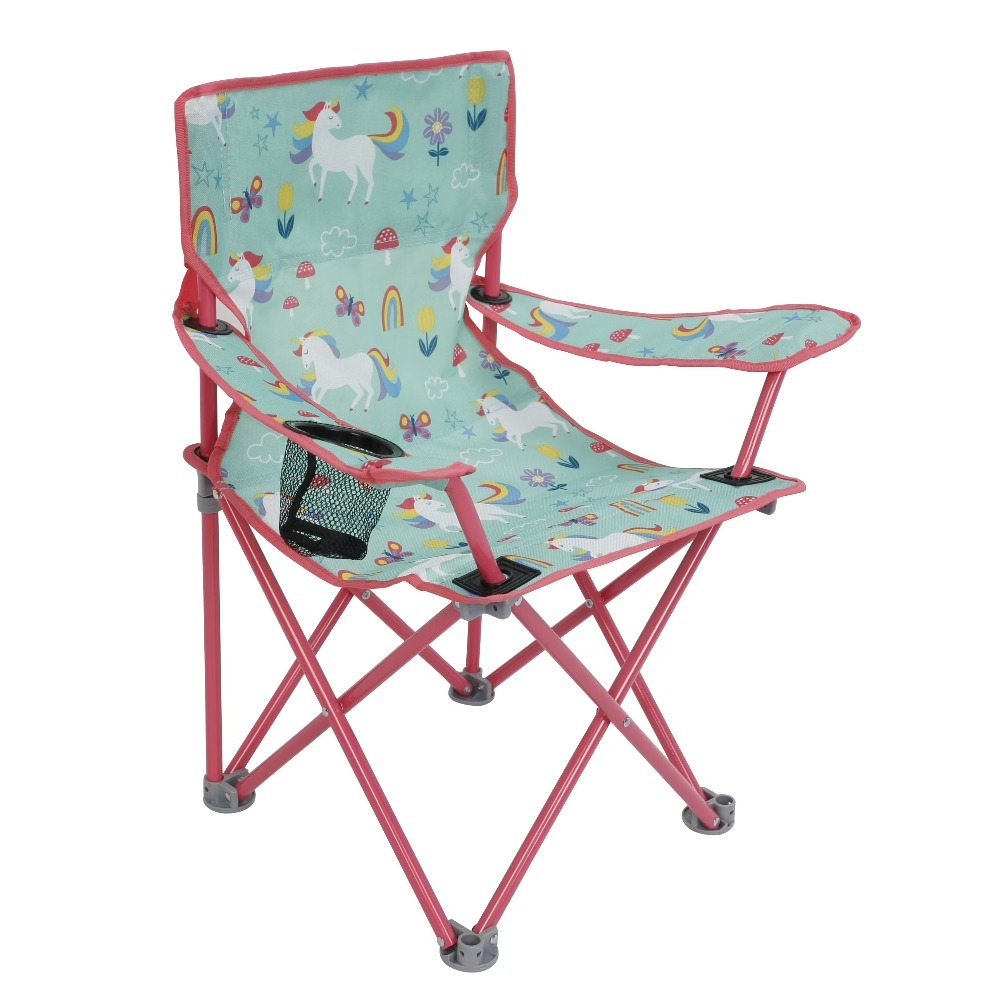 Portable Kids Folding Camping  - Kids Unicorn Outdoor Chair recension och pris