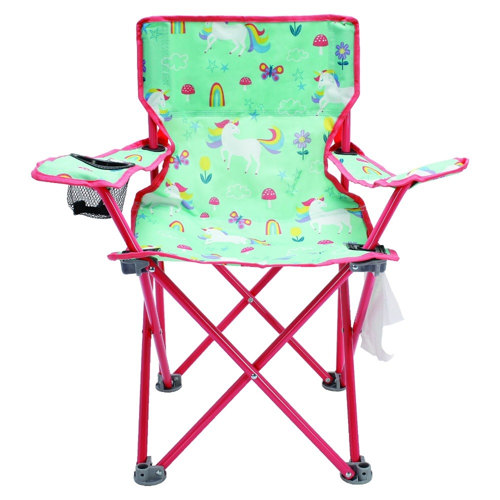 Portable Kids Folding Camping  - Kids Unicorn Outdoor Chair recension och pris